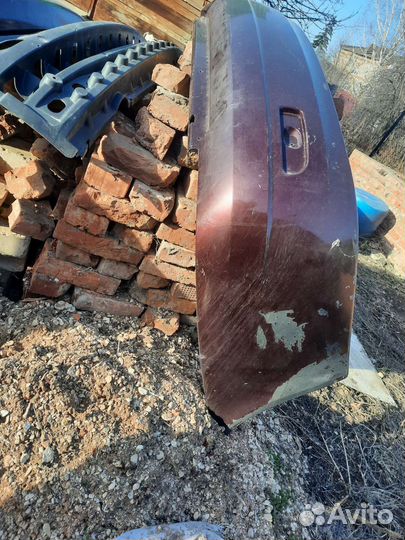 Задний бампер priora седан