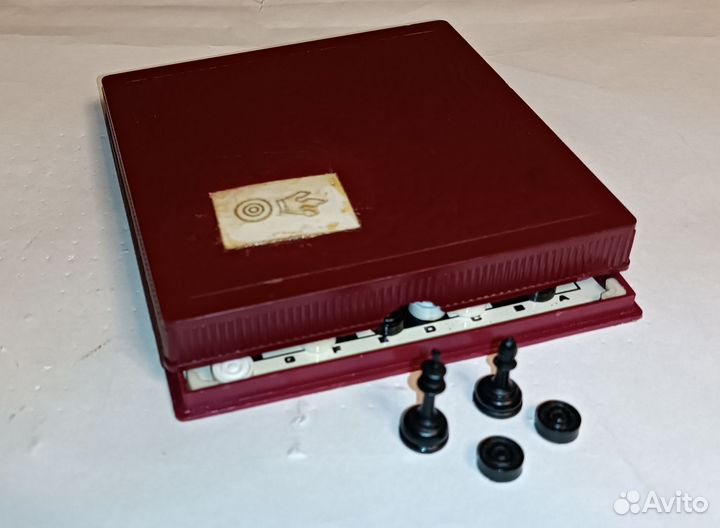 Шахматы-шашки магнитные дорожные из СССР