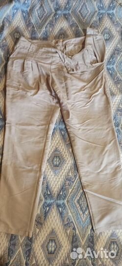 Брюки бежевые zarina женские размер 48