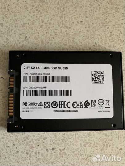 Твердотельный накопитель ssd A-Data SATA 480Gb