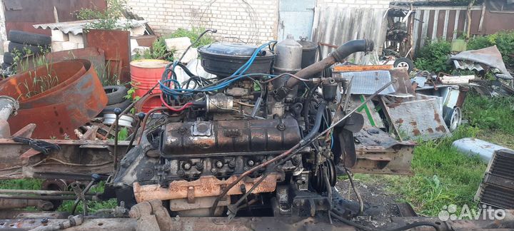 Двигатель газ 66