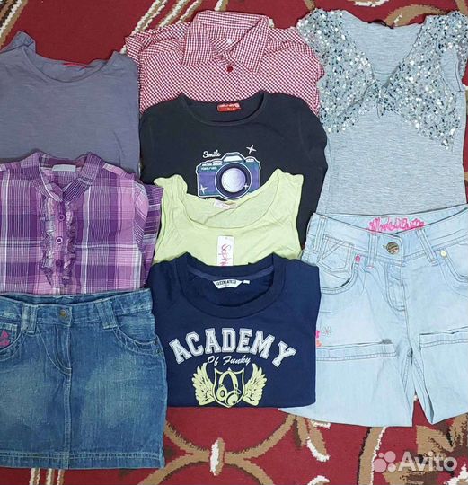 Детские вещи пакетом для девочек11-12лет