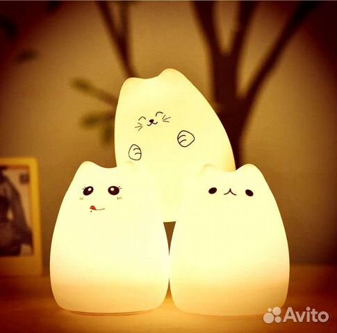 Силиконовый ночник (новый) с USB