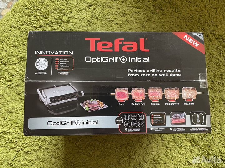 Умный электрогриль Tefal Optigrill+ Initial