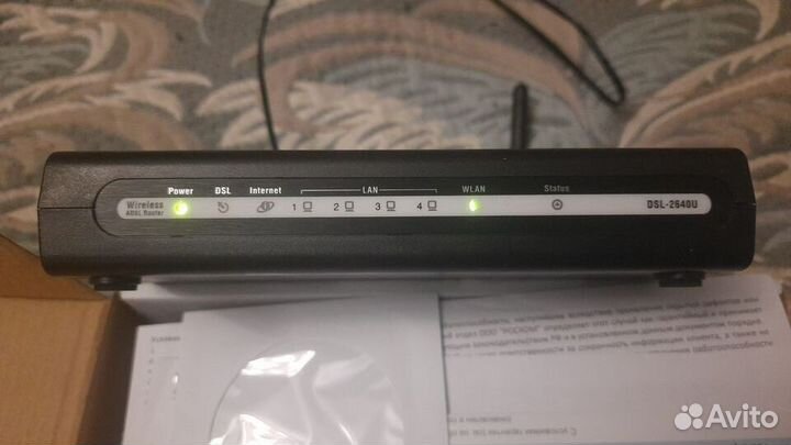 Wi-Fi роутер D-Link DSL-2640U