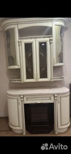 Буфет с камином