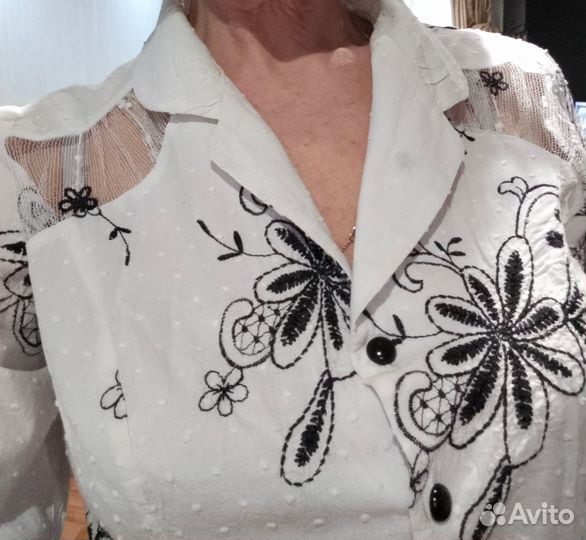 Блузка Almax collection Польша белая 46 48