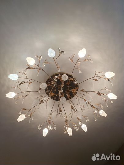 Люстра потолочная бу