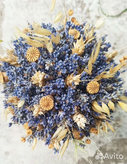 Букет из сухоцветов лаванды