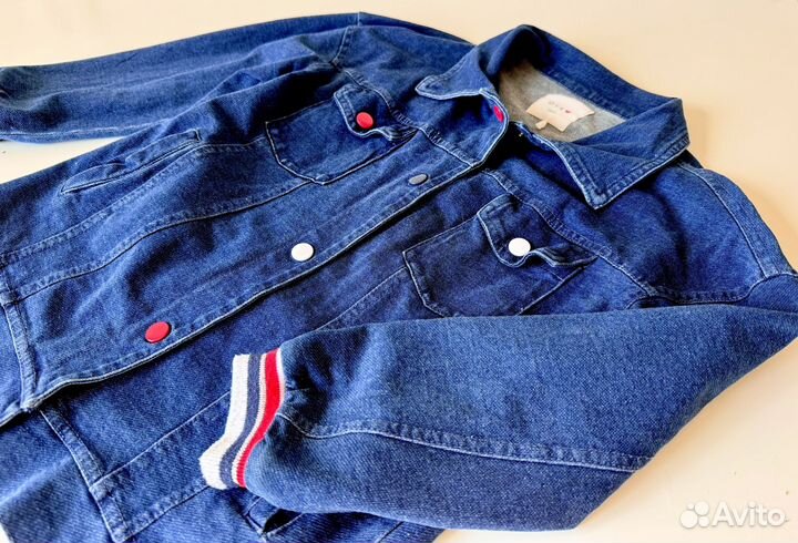 Джинсовая куртка для девочки 128 134