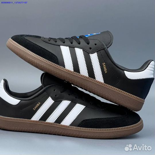 Кроссовки Adidas Samba Black (Арт.37323)