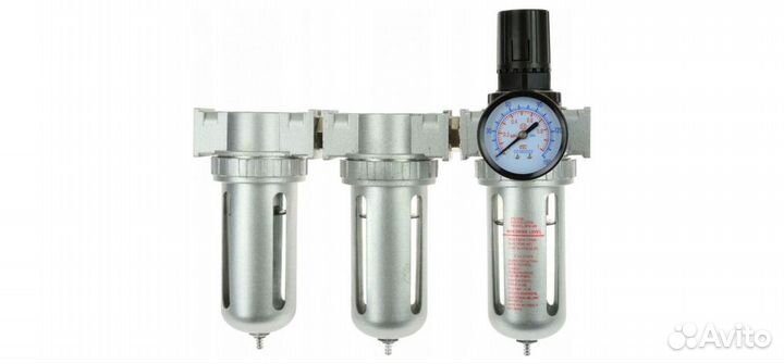 Фильтр - влагоотделитель Geko тройной +редуктор