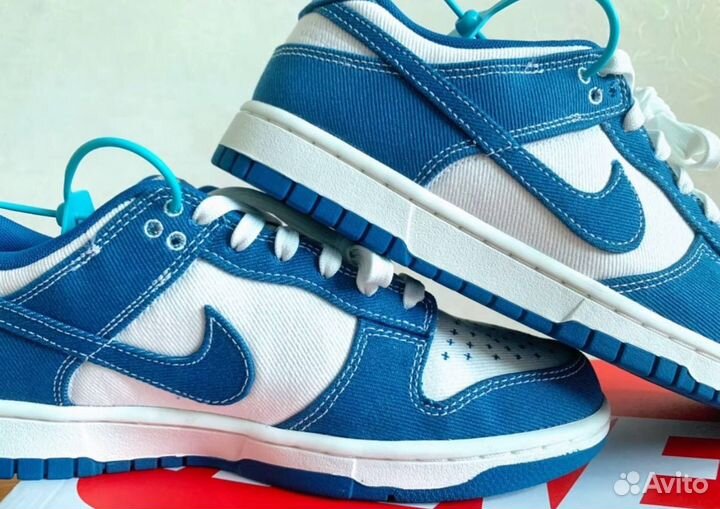 Nike Dunk Low Industrial Blue Оригинал Poizon