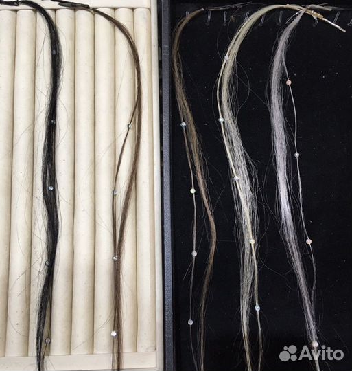 Прядь со стразами