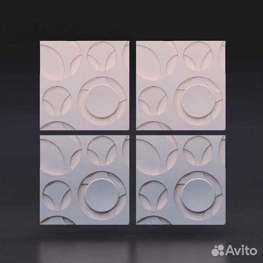 Гипсовая 3D панель 
