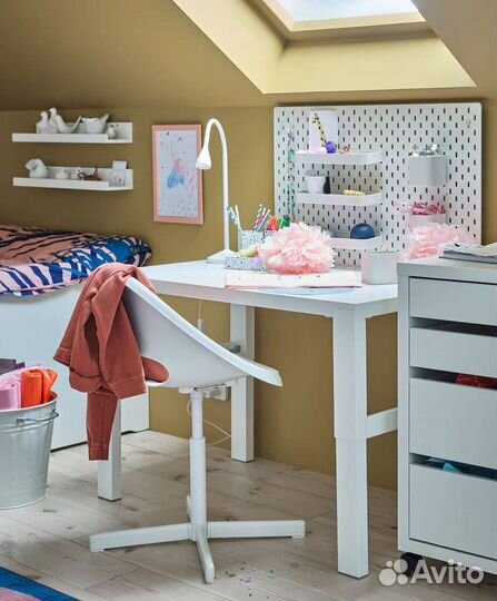 IKEA loberget / sibben Детский стул, белый