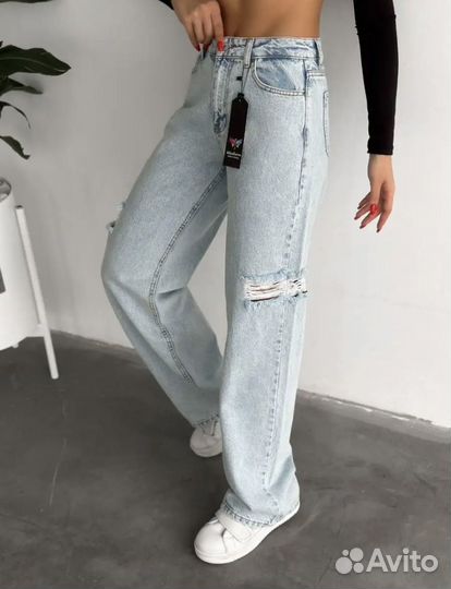 Джинсы трубы
