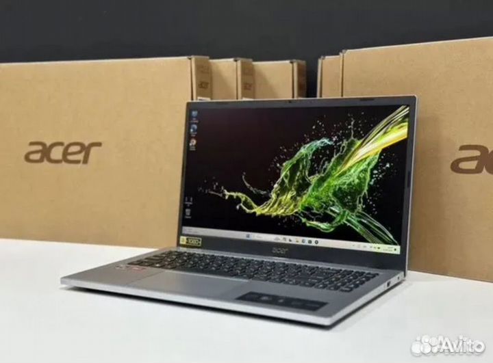 Новый Acer 15.6 IPS DDR5 8G Ryzen 3 7th SSD512g