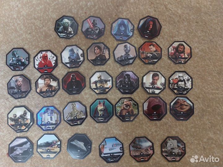 Коллекция карточек звездные войны