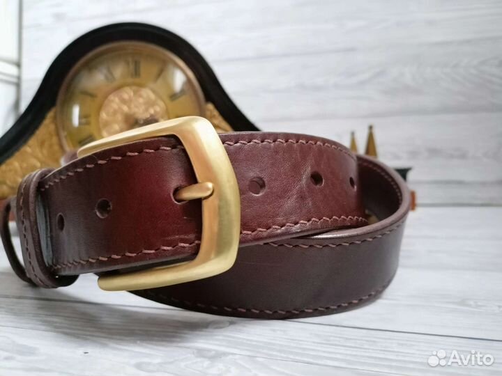 Ремень кожаный