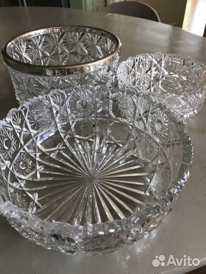 Ваза хрустальная СССР
