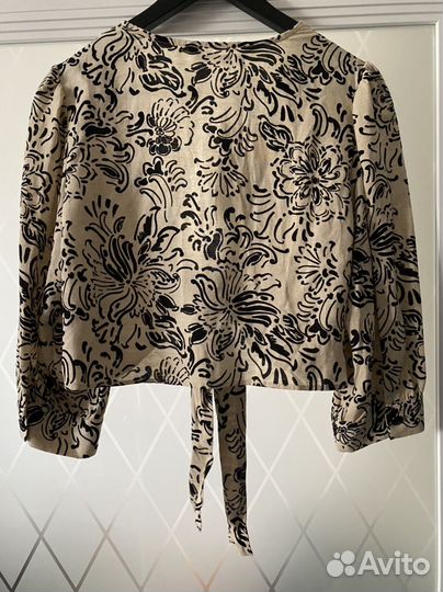 Блуза лен zara