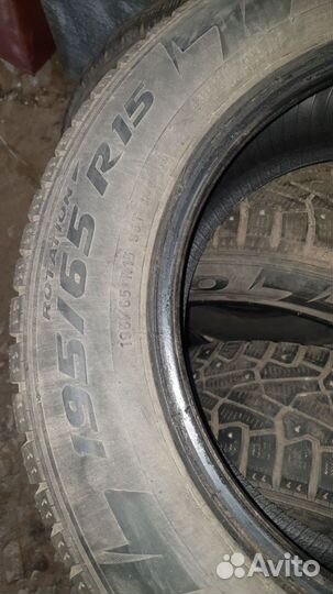 Зимняя резина 195 65 r 15 бу