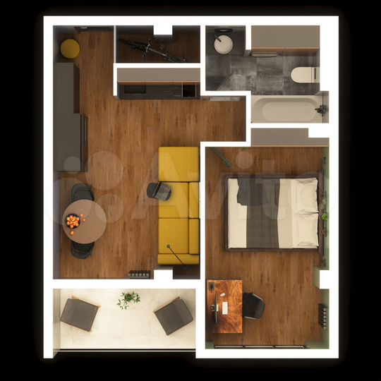 2-к. квартира, 40,2 м², 8/10 эт.