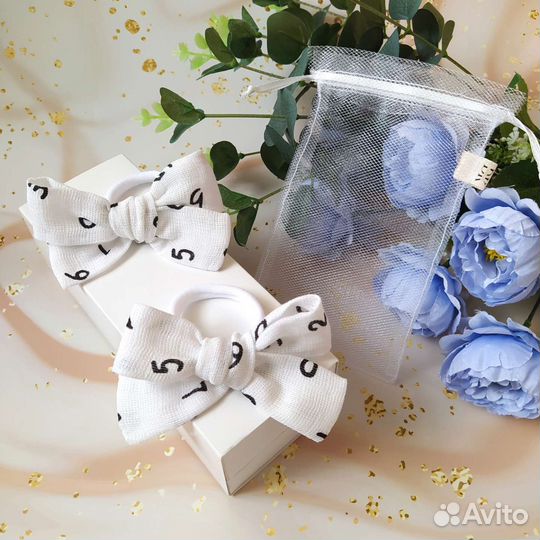 Банты для волос в школу