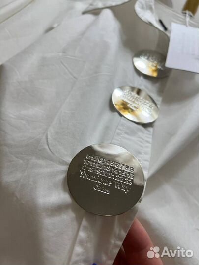 Модная рубашка maison margiela