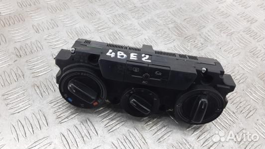 Блок управления печки и климат-контроля skoda octa