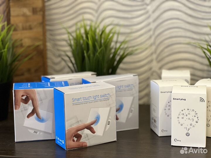 Сенсорный умный выключатель с Алисой