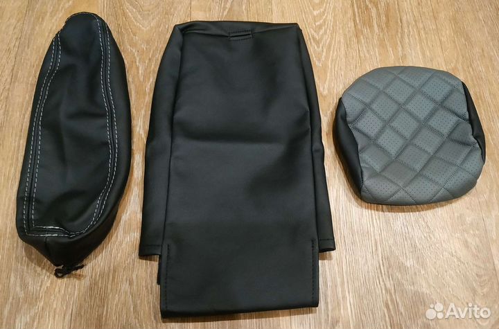 Чехлы для LADA vesta на подлокотник и подголовник