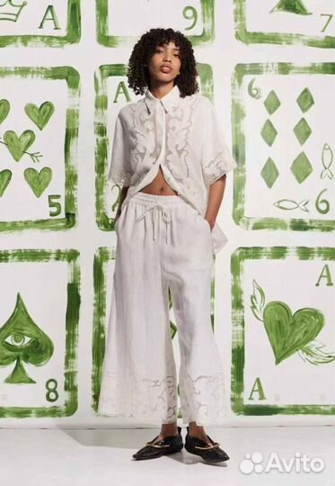 Льняной костюм Alemais