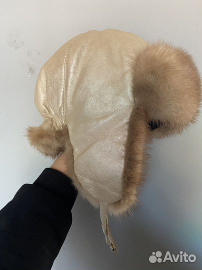 Шапка норковая на девочку от 42-54