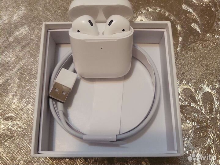Беспроводные наушники(Airpods-2) Premium качество