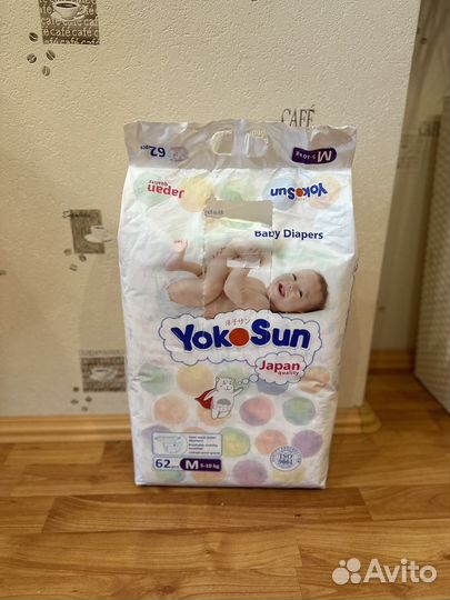 Подгузники yokosun m