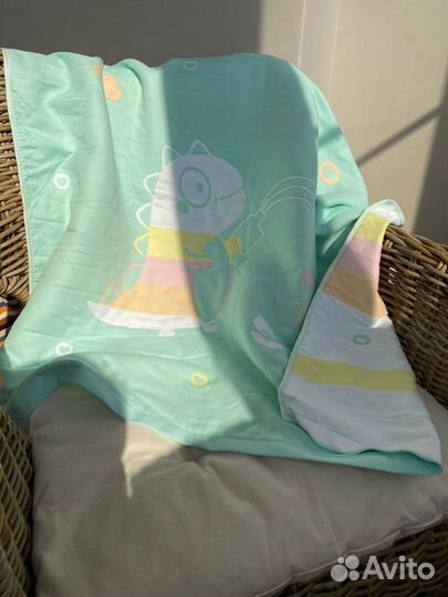 Муслиновый плед покрывало