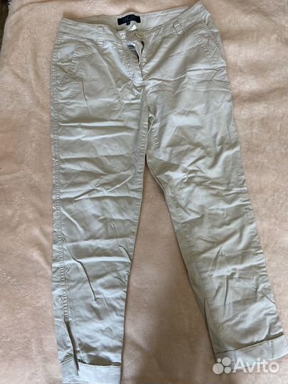 Брюки капри тонкие, 40 размер
