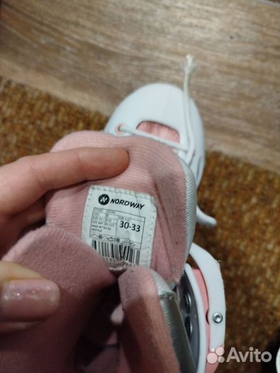 Коньки детские раздвижные 30 33 nordway