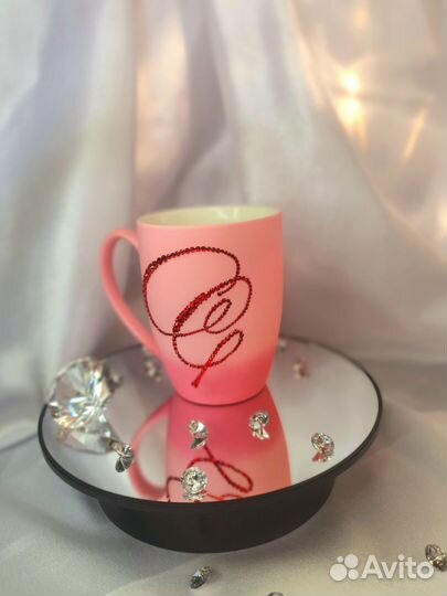 Кружка со стразами