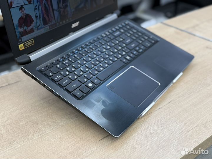 Играоой Acer Core i7-7700HQ/ 16 RAM/ GTX 1050