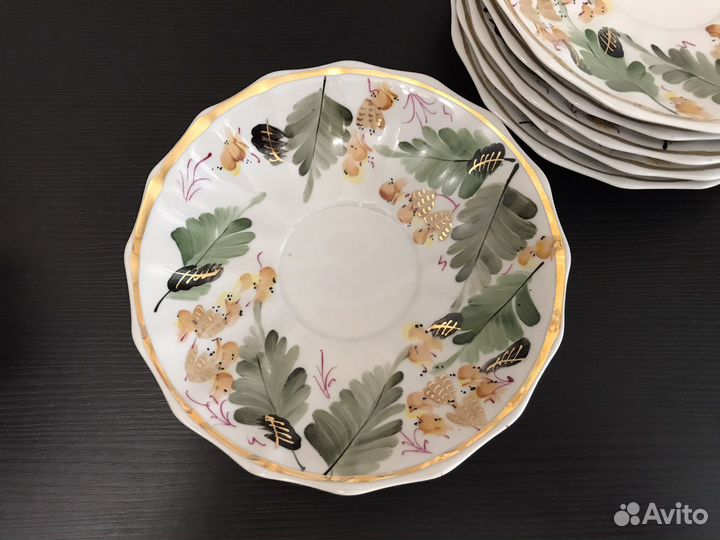 Чайный сервиз. Вербилки. «Горюн трава»