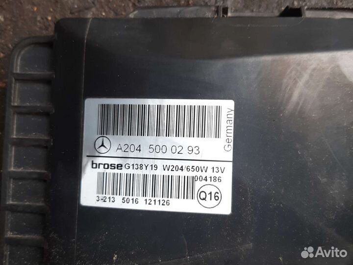 Вентилятор радиатора Мерседес W204 W207 W212