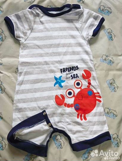 Боди песочник детский 80 86