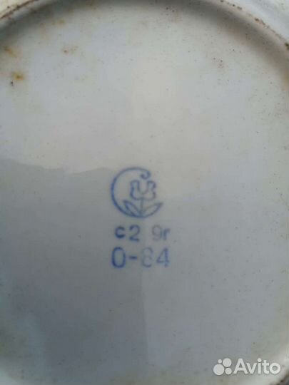 Тарелки Дулево и Дружковский фарфоровый завод