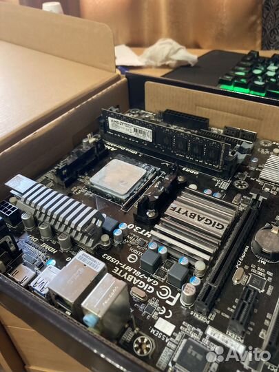 Материнская плата с процессором fx8300 и озу