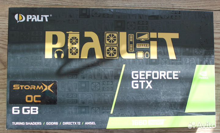 Видеокарта gtx 1660 super 6gb Palit stormx OC