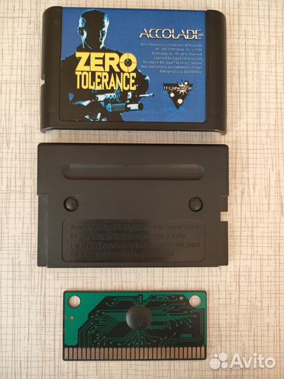 Sega картриджи Zero tolerance Doom Troopers