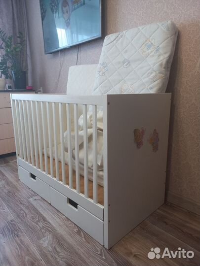 Детская кровать IKEA с 0 до 3 лет